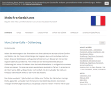 Tablet Screenshot of mein-frankreich.net